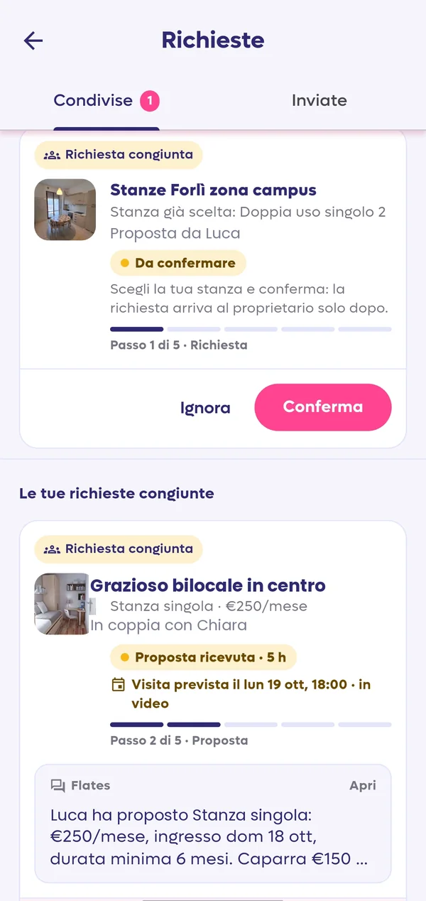 Cinque passi, sempre visibili